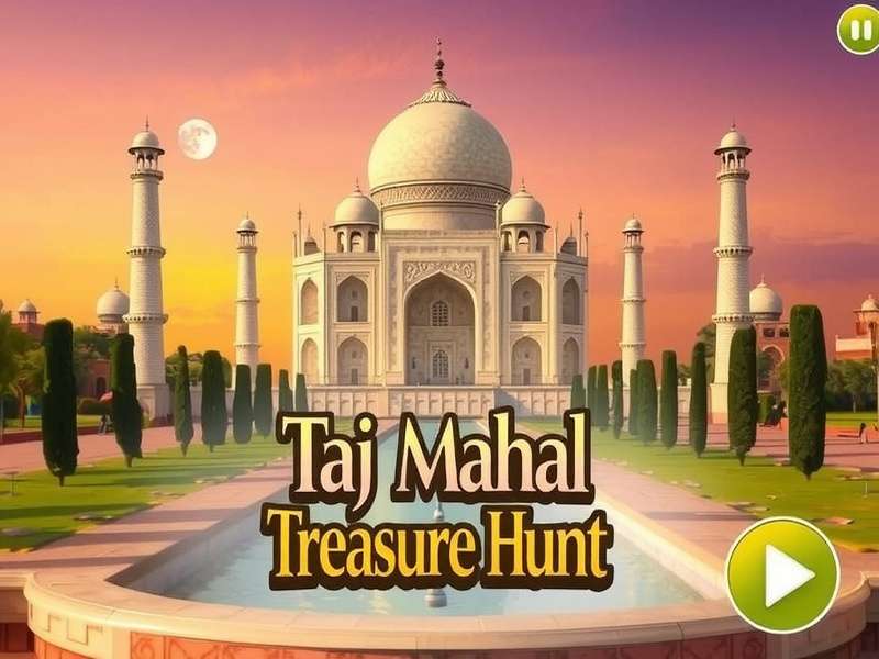 Taj Mahal Treasure Hunt Game Screenshot
